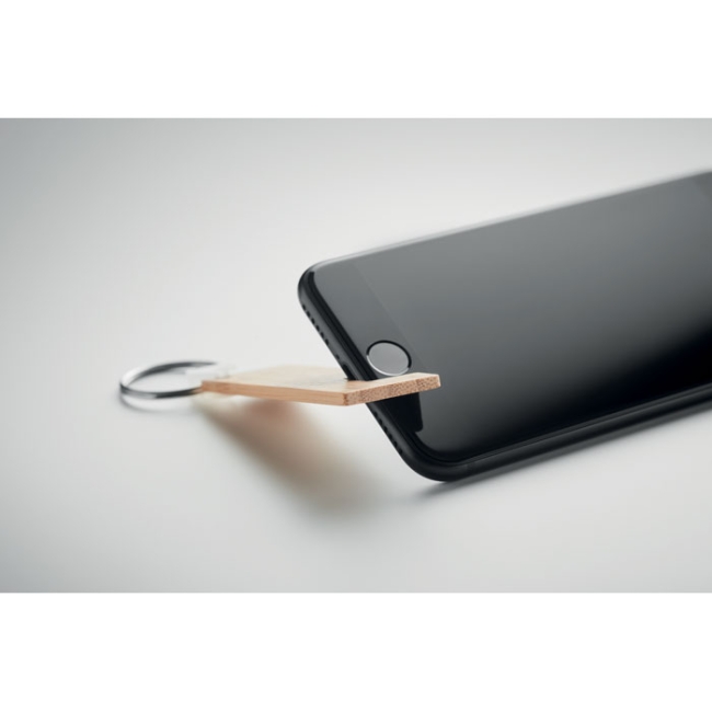 Support et porte-clés en bambou