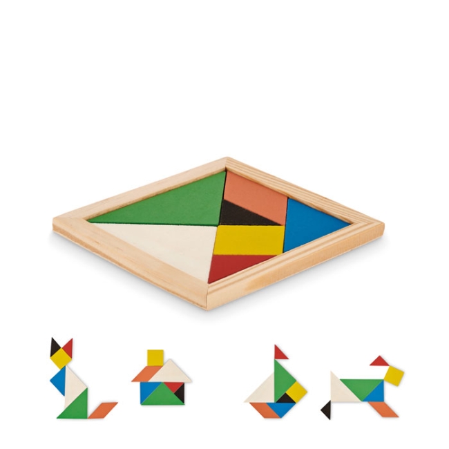 Puzzle Tangram en bois