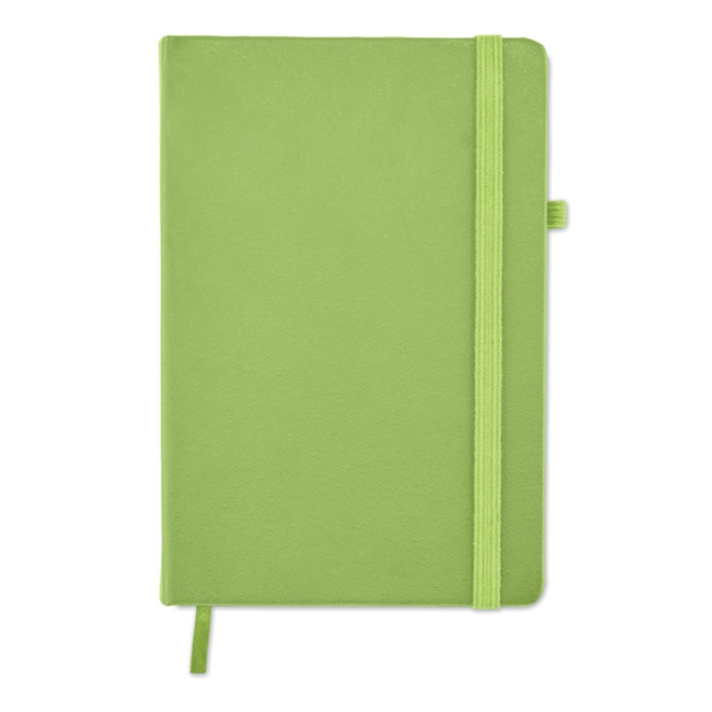 Recycled PU A5 lined notebook