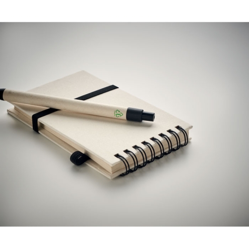 Carnet en carton de lait recycl