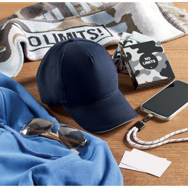 CASQUETTE 5 PANNEAUX 260 GR/M