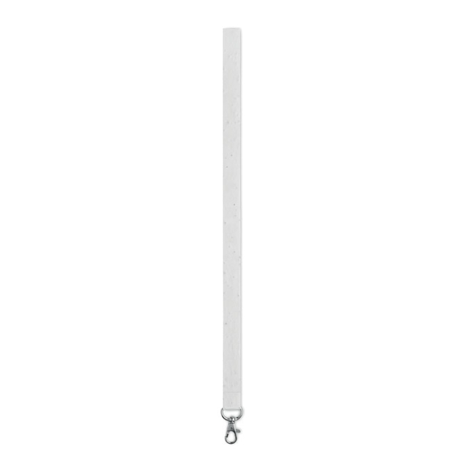 Seed paper lanyard w/hook