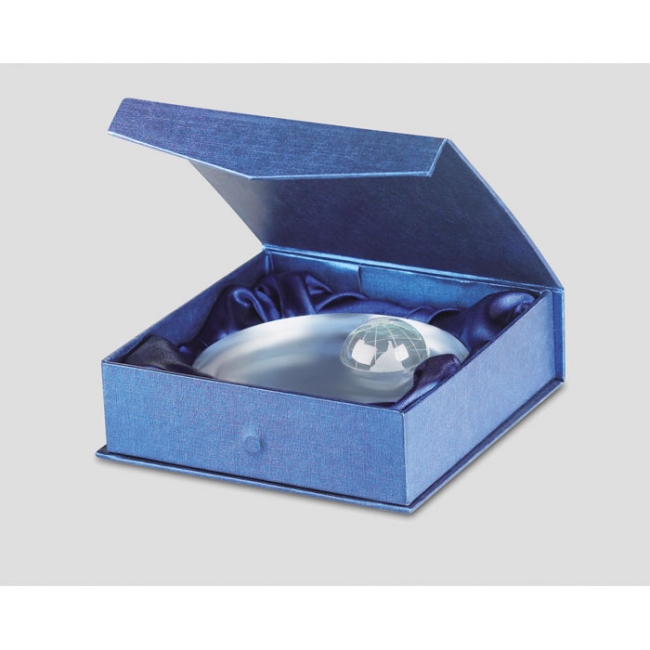 Trophée globe en verre