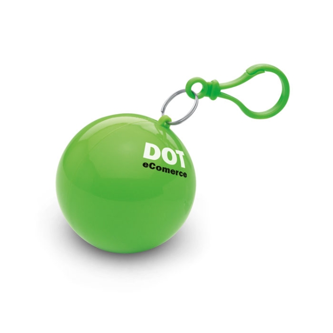 Poncho dans un emballage rond