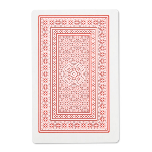 Playing cards in tin box