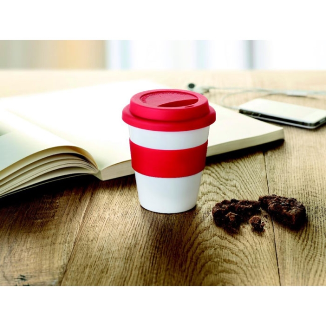 Gobelet PP, couvercle silicone