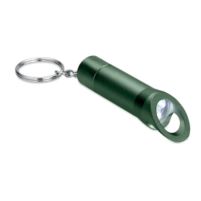 Metal torch key ring