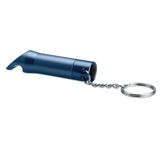 Metal torch key ring