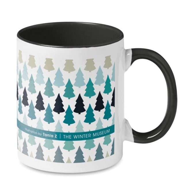 Coloured sublimation mug