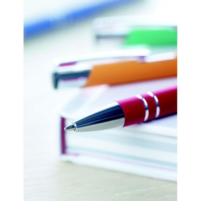 Stylo bille poussoir finition