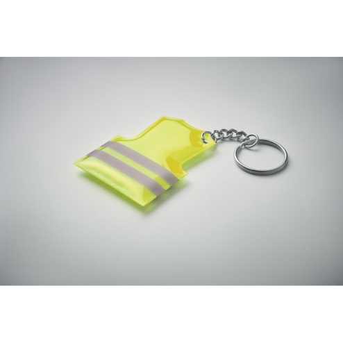 Key ring with reflecting vest