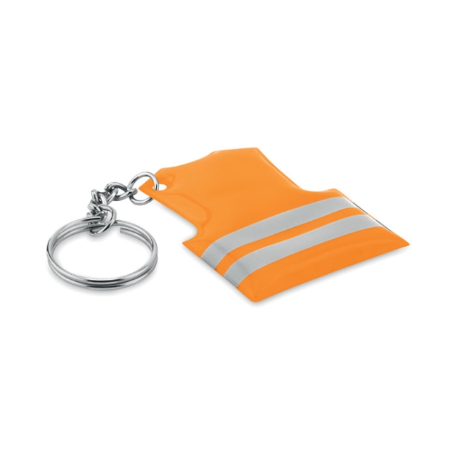 Key ring with reflecting vest