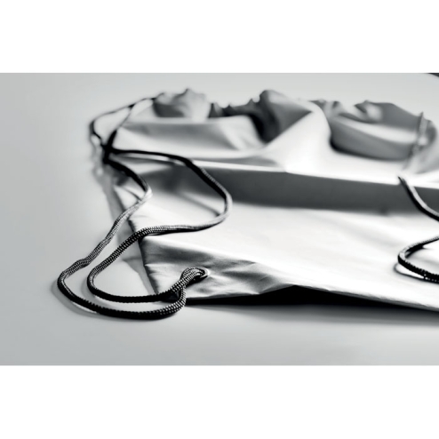 Reflective drawstring bag