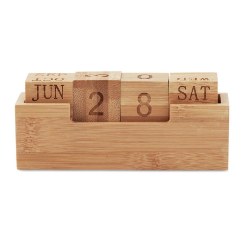 Bamboo calendar