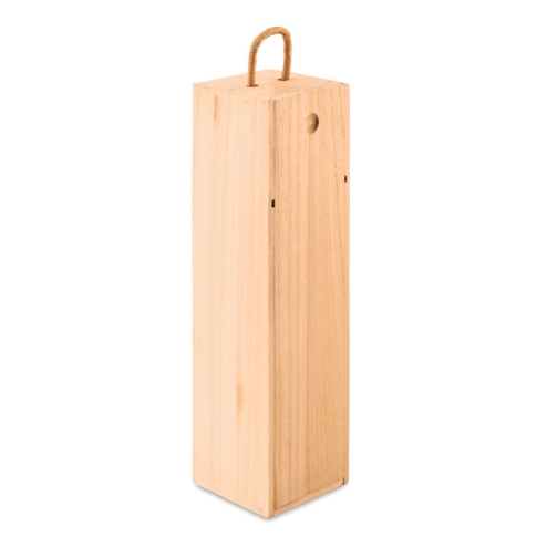 Coffret bouteille en bois