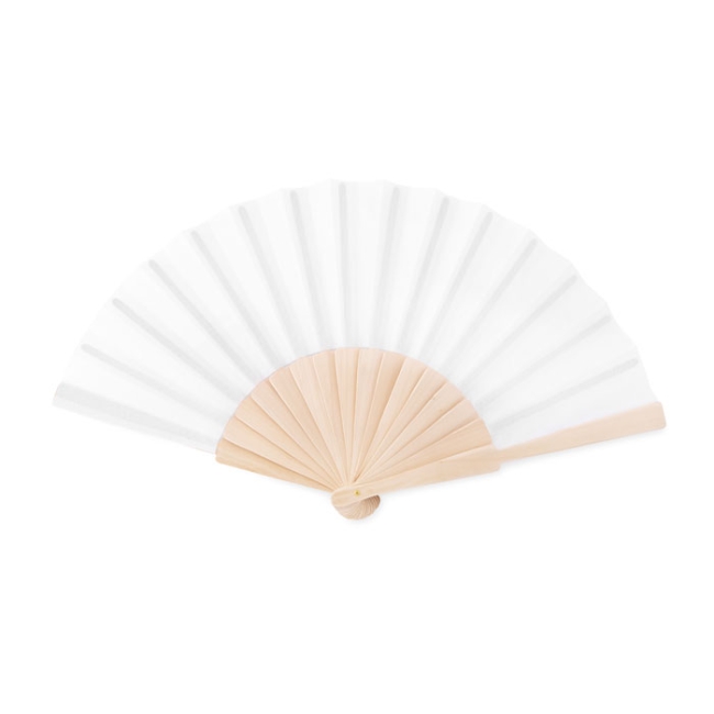 Manual hand fan wood