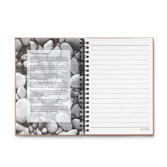 Mineral paper notebook 70 lined  