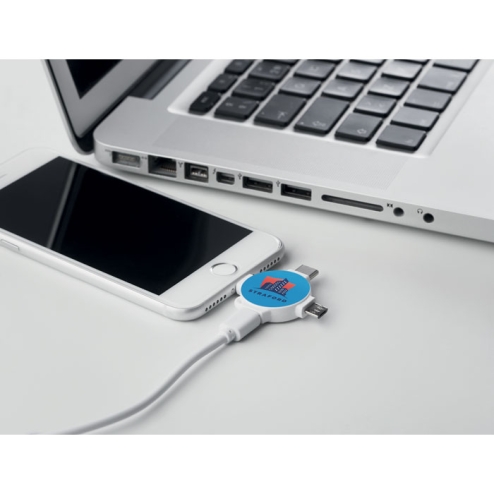 Câble avec adaptateur  3 en 1