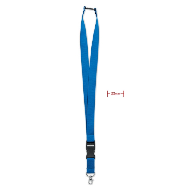 Lanyard crochet métal 25mm