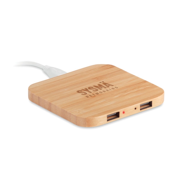 Bamboo wireless charge pad 15W