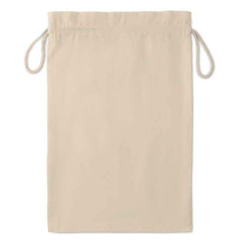 Large Cotton draw cord bag