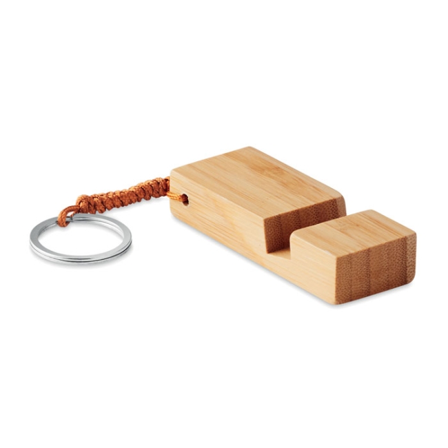 Key ring and phone holder