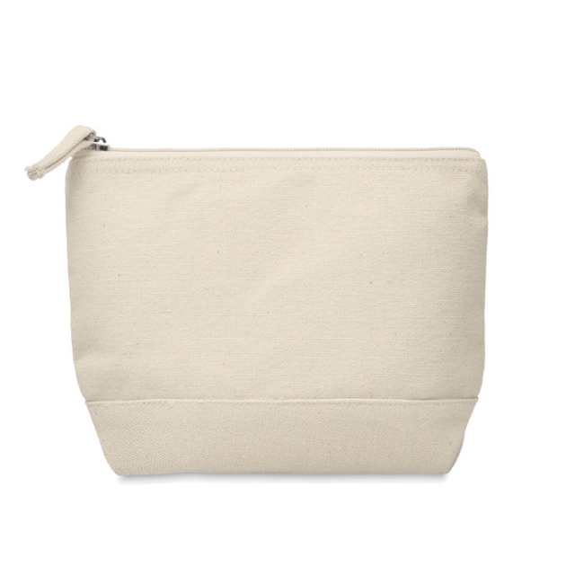 Trousse en coton bicolore