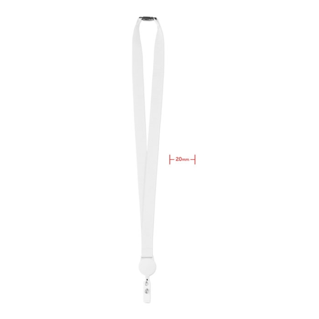 Lanyard retractable clip