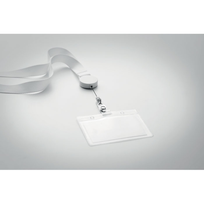 Lanyard avec badge extensible