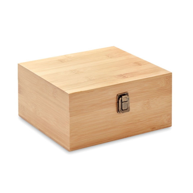 Set whisky avec boîte bambou