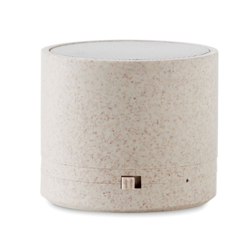 3W speaker in wheat straw/ABS