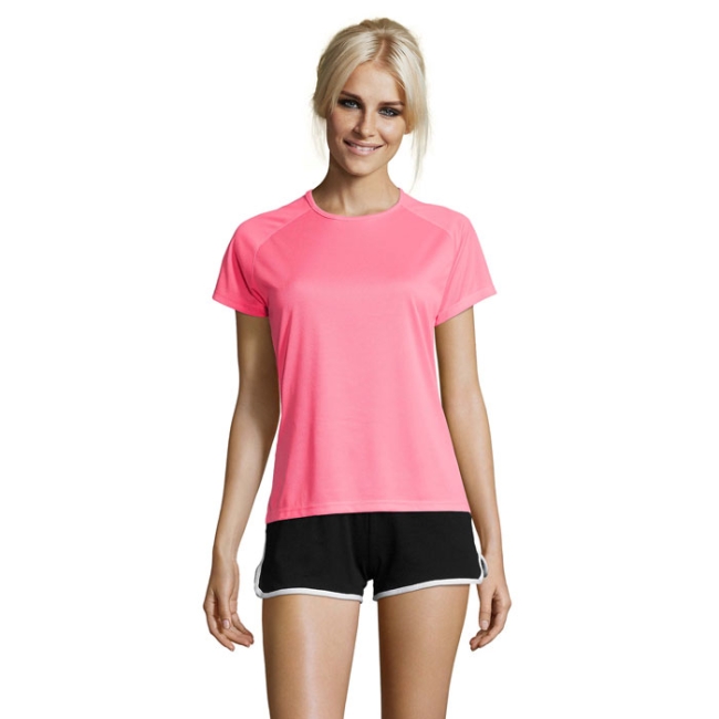 SPORTY WOMEN T-SHIRT polyes