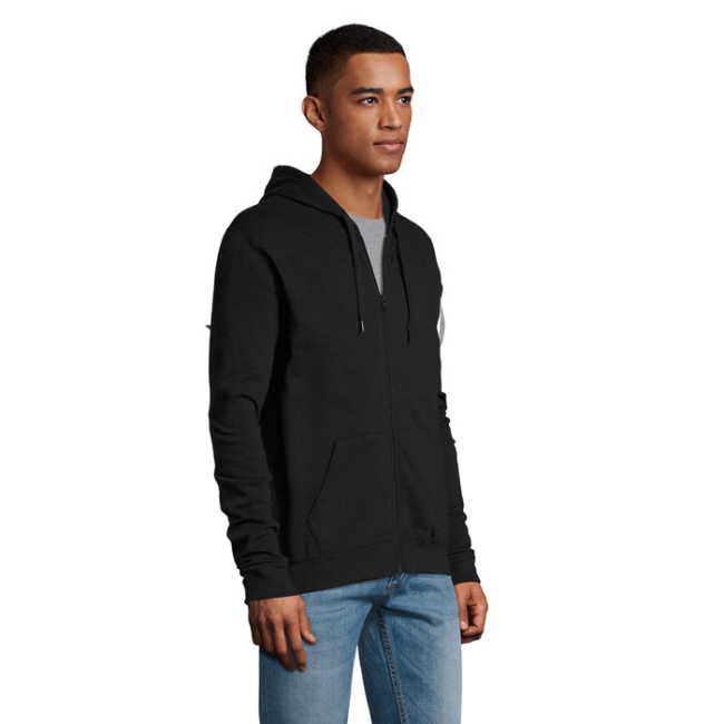 STONE UNISEX ZIP HOODIE