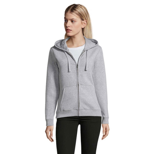 SPIKE WOMEN ZIP HOOD SWEAT