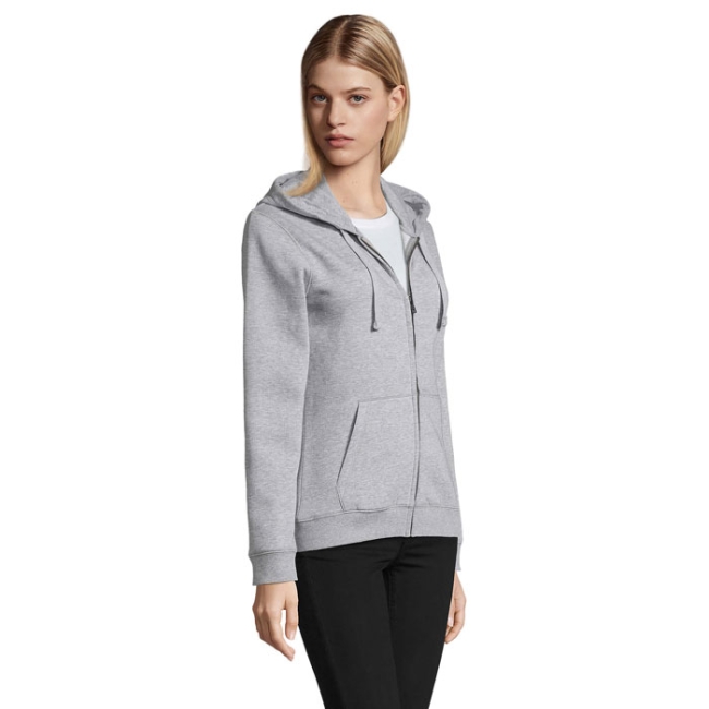 SPIKE WOMEN ZIP HOOD SWEAT