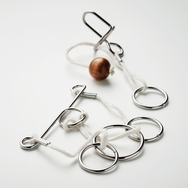 Jeu de 2 casse-tête en métal