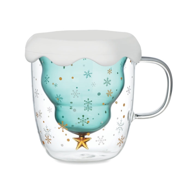 Tasse double paroi en verre