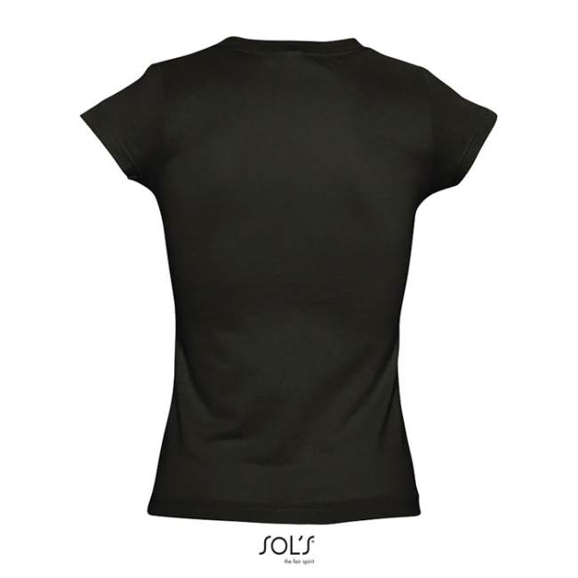 MOON T-SHIRT FEMME COL V