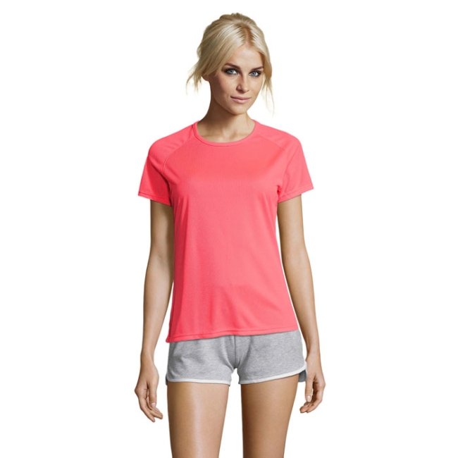 SPORTY WOMEN T-SHIRT polyes