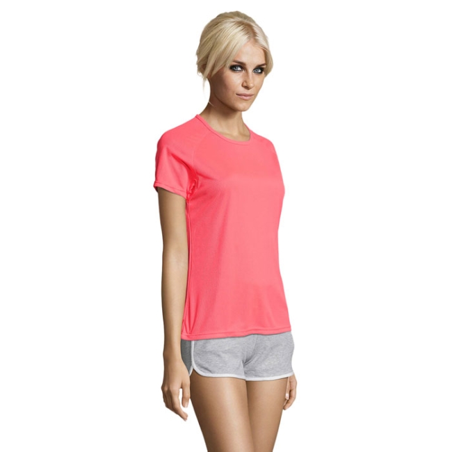 SPORTY WOMEN T-SHIRT polyes