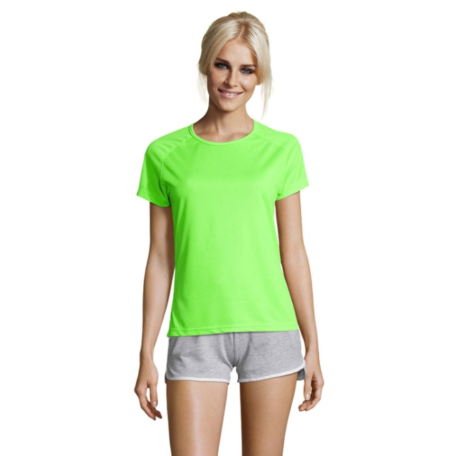 SPORTY WOMEN T-SHIRT polyes