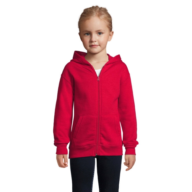 STONE KIDS VEST ZIP CAPUCHE