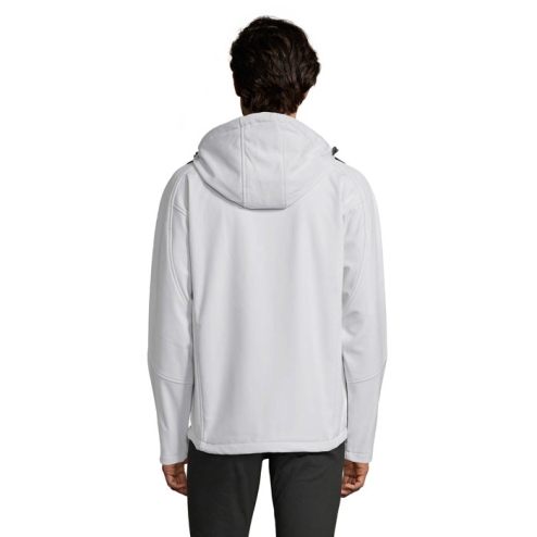 REPLAY MEN HOODED SOFTSHELL