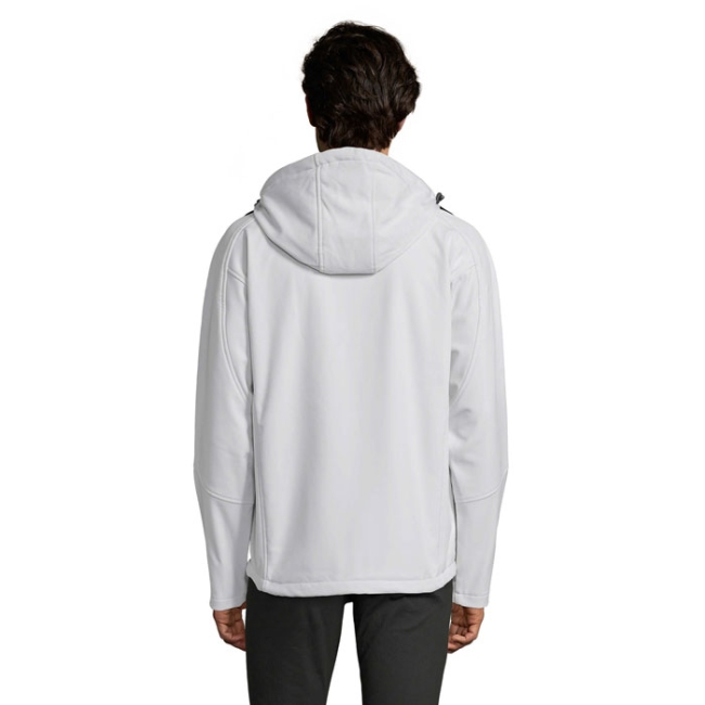REPLAY MEN HOODED SOFTSHELL