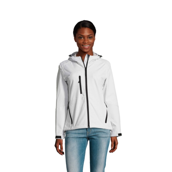 REPLAY WOMEN HOOD SOFTSHELL