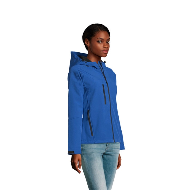REPLAY WOMEN HOOD SOFTSHELL