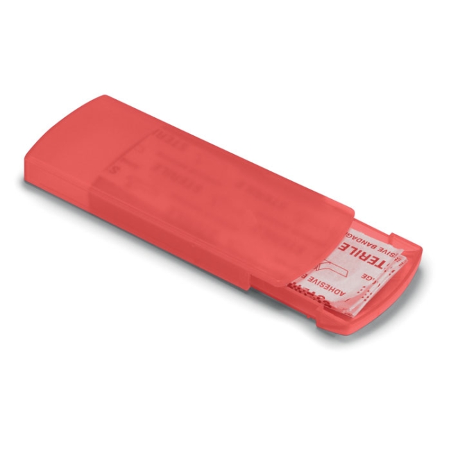 Container with plasters