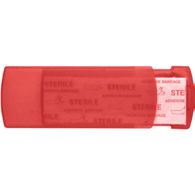 Container with plasters