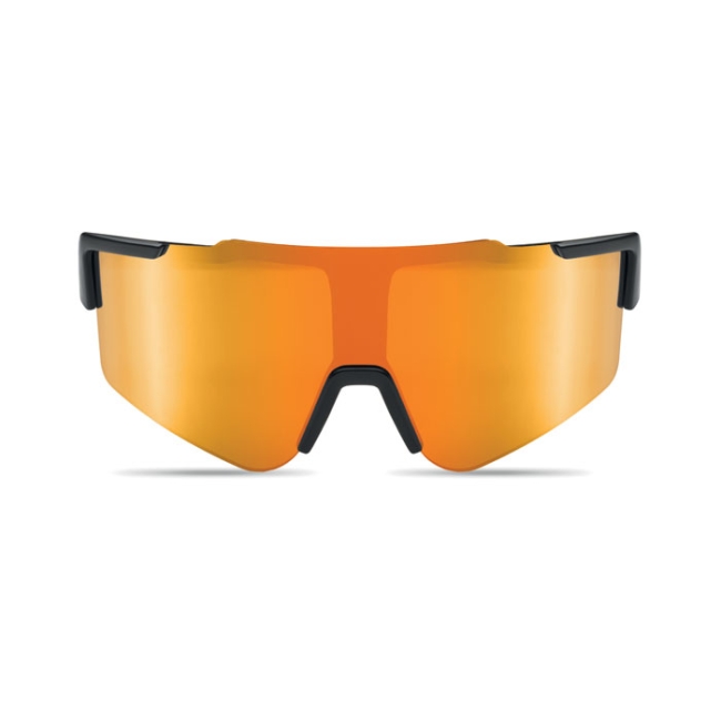 Mirrored sports sunglasses
