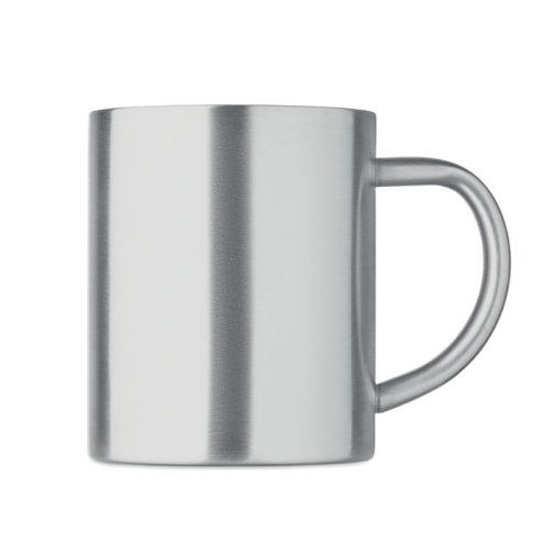 Recycled stainless steel mug